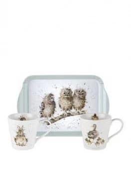 Royal Worcester Wrendale Mug And Tray Set