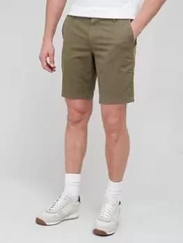BOSS Schino Slim Chino Shorts - Open Green , Open Green, Size 30, Men