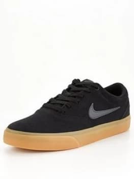 Nike SB Charge Suede - Black/Gum, Size 10, Men