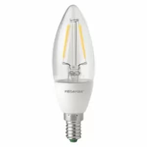 Megaman 5.3W LED E14/SES Candle Warm White 360° 470lm Dimmable - 146226