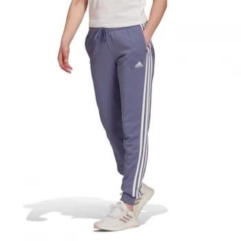 adidas Womens 3-Stripes Pants Slim - Violet/White