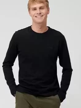 Superdry Vintage Embroidered Logo Long Sleeve T-Shirt, Black Size M Men