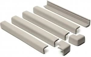 Prince Lionheart Fireplace Guard with Two Corners Grey