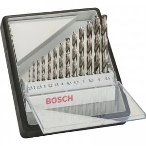 Bosch 13 Piece HSS-G Drill Bit Robust Set
