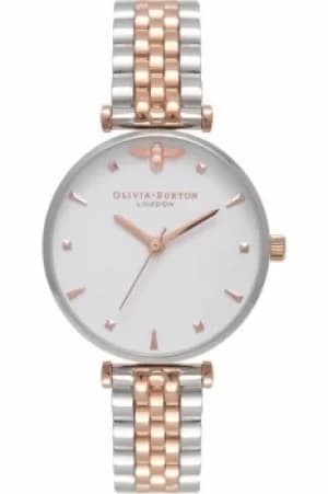 Ladies Olivia Burton Queen Bee T-Bar Watch OB16AM93