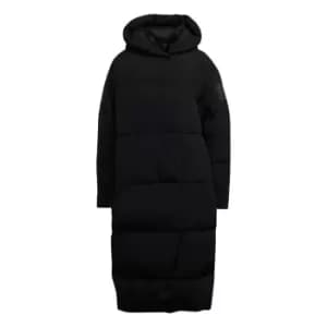 adidas Big Baffle Down Coat Womens - White