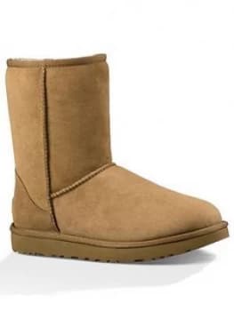 UGG Classic Short II Boots, Chestnut, Size 4, Women