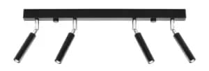 Eyetech Straight Bar Flush 4Light Black G9