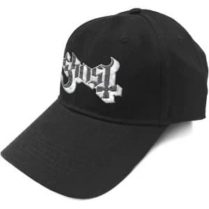 Ghost - Logo Mens Baseball Cap - Black