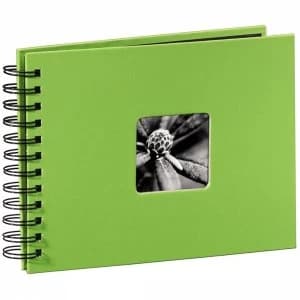 Fine Art Spiral Bound Album 24x17cm 50 Black pages Kiwi