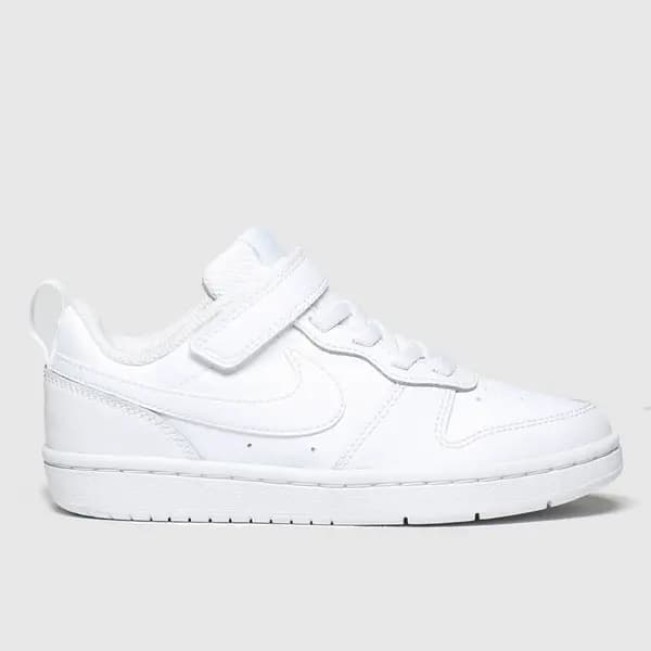Nike white court borough low 2 Junior trainers White UK 11 (EU 28½)