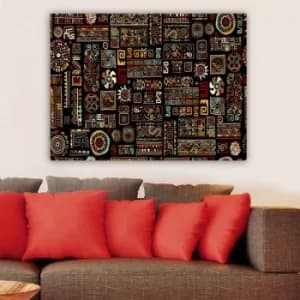 446281234_70100 Multicolor Decorative Canvas Painting