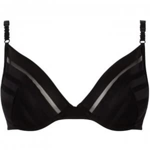 Heidi Klum Nightshade Fling Contour Plunge Bra - Black