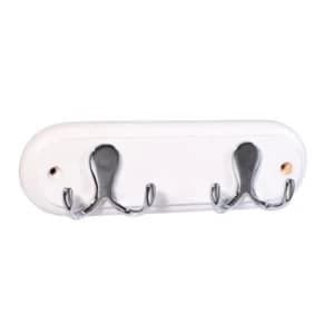 BQ Chrome effect Pine zinc alloy Hook rail