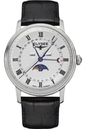 Mens Elysee Momentum Moonphase Watch 77002L