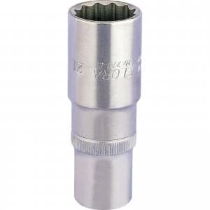 Elora 1/2" Drive Deep Bi Hexagon Socket Metric 1/2" 21mm