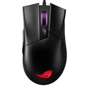 Asus ROG Gladius II Core Gaming Mouse, 200-6200 DPI, Lightweight, Ergonomic, RGB Lighting