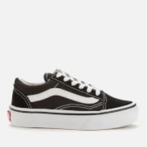Vans Kids Old Skool Trainers - Black/True White - UK 2 Kids