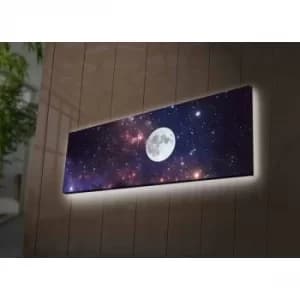 3090NASA-010 Multicolor Decorative LED Lighted Canvas Painting