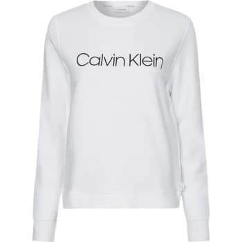 CALVIN KLEIN Core Logo Ls Sweatshirt - Bright White