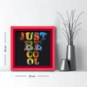 3030AHS-066 Multicolor Decorative Framed MDF Painting