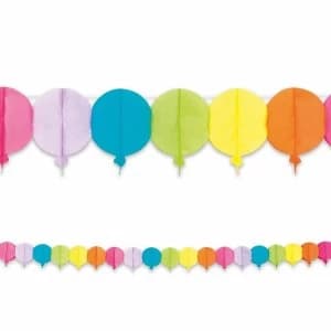 Balloon Shaped Banner Party Decoration