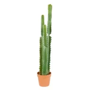 109Cm Cactus Artificial Plant In Terracotta Pot