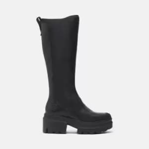 Timberland Everleigh Tall Boot For Her In Black Black, Size 3.5
