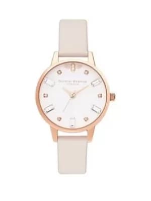 Olivia Burton Blush Vegan Material Ladies Watch, Blush, Women