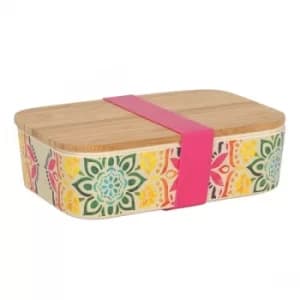 Mandala Bamboo Lunch Box