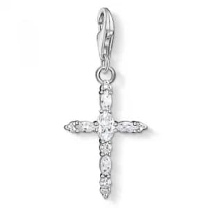 Ladies Thomas Sabo Sterling Silver Charm Club Cross Charm