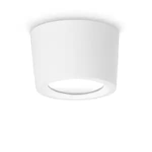 Livia Round Surface Mounted Downlight White IP55
