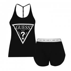 Guess Vest Sleep Set - Black A996