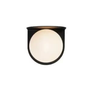 Larissa Razlog Wall Light With Opal Glass 1x G9 Max 7W Black Matt
