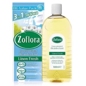 Zoflora Disinfectant 500ml Linen Fresh
