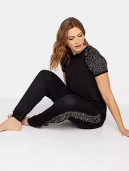 Long Tall Sally Animal Raglan T-Shirt, Grey, Size 10, Women