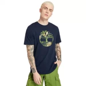 Timberland Kennebec River T-Shirt For Men In Navy, Size XL