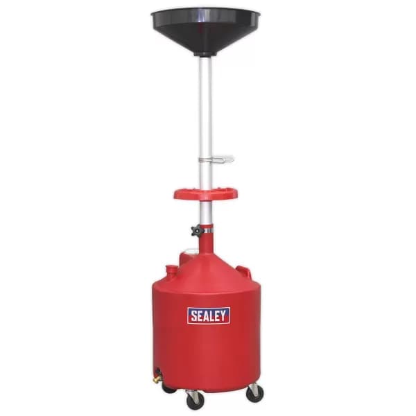 Sealey AK80D Mobile Oil Drainer 80ltr Manual Discharge