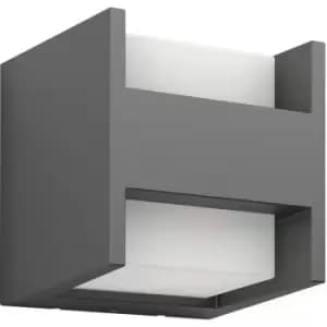Philips Arbour 4.5W LED Outdoor Wall Light Anthracite Grey - Warm White - 915005193701