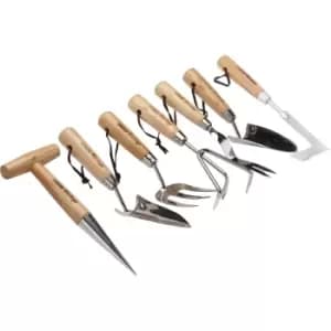 Draper Heritage 7 Piece Stainless Steel Garden Tool Set