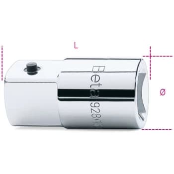 Beta Tools - Adaptor 928/16 3/4 Female and 1 Male Drives