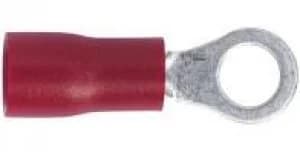 Genuine SEALEY RT24 Easy-Entry Ring Terminal Ø4.3mm (4BA) Red Pack of 100