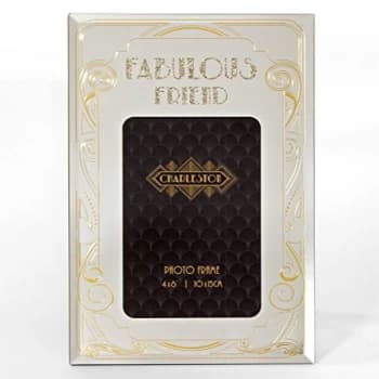 4" x 6" - Charleston Glass Photo Frame - Fabulous Friend