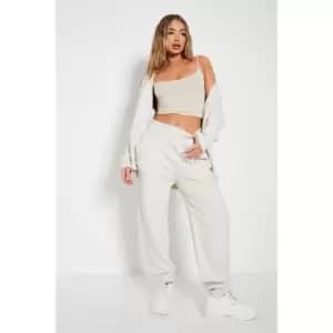 I Saw It First Soft Knit Loose Fit Trousers - Brown