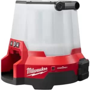Milwaukee M18 Compact Site Light Single Pack With 110v Output Body Only Polycarbonate