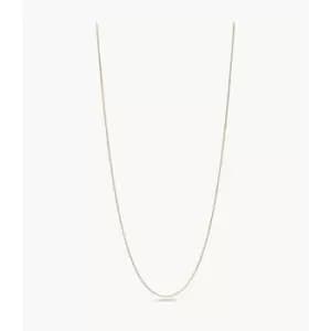 Fossil Outlet Womens Vintage Iconic Oh So Charming Gold-Tone Stainless Steel Chain Necklace - Gold
