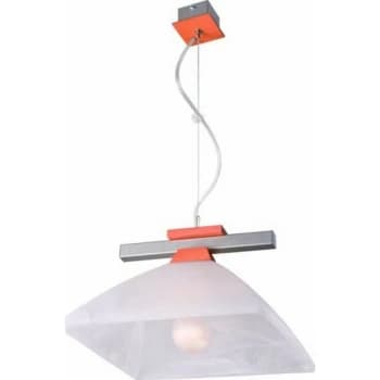 Lamkur Lighting - Ela Dome Pendant Ceiling Lights, Glass Shade Rustic, 1x E27