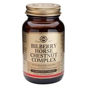 Solgar Bilberry Horse Chestnut Complex 60 veg caps