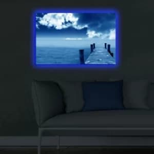 4570DACT-29 Multicolor Decorative LED Lighted Canvas Painting