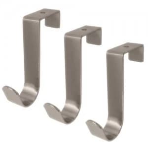 Select Hardware Over The Door 3 Column Hooks 1 Pack